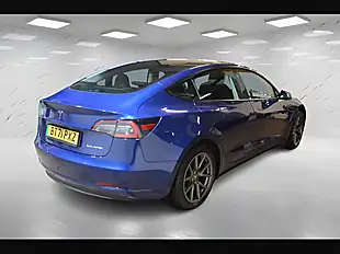 Used 2021 Tesla Model 3 Long Range Blue - Interior and Exterior details 8