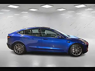 Used 2021 Tesla Model 3 Long Range Blue - Interior and Exterior details 9