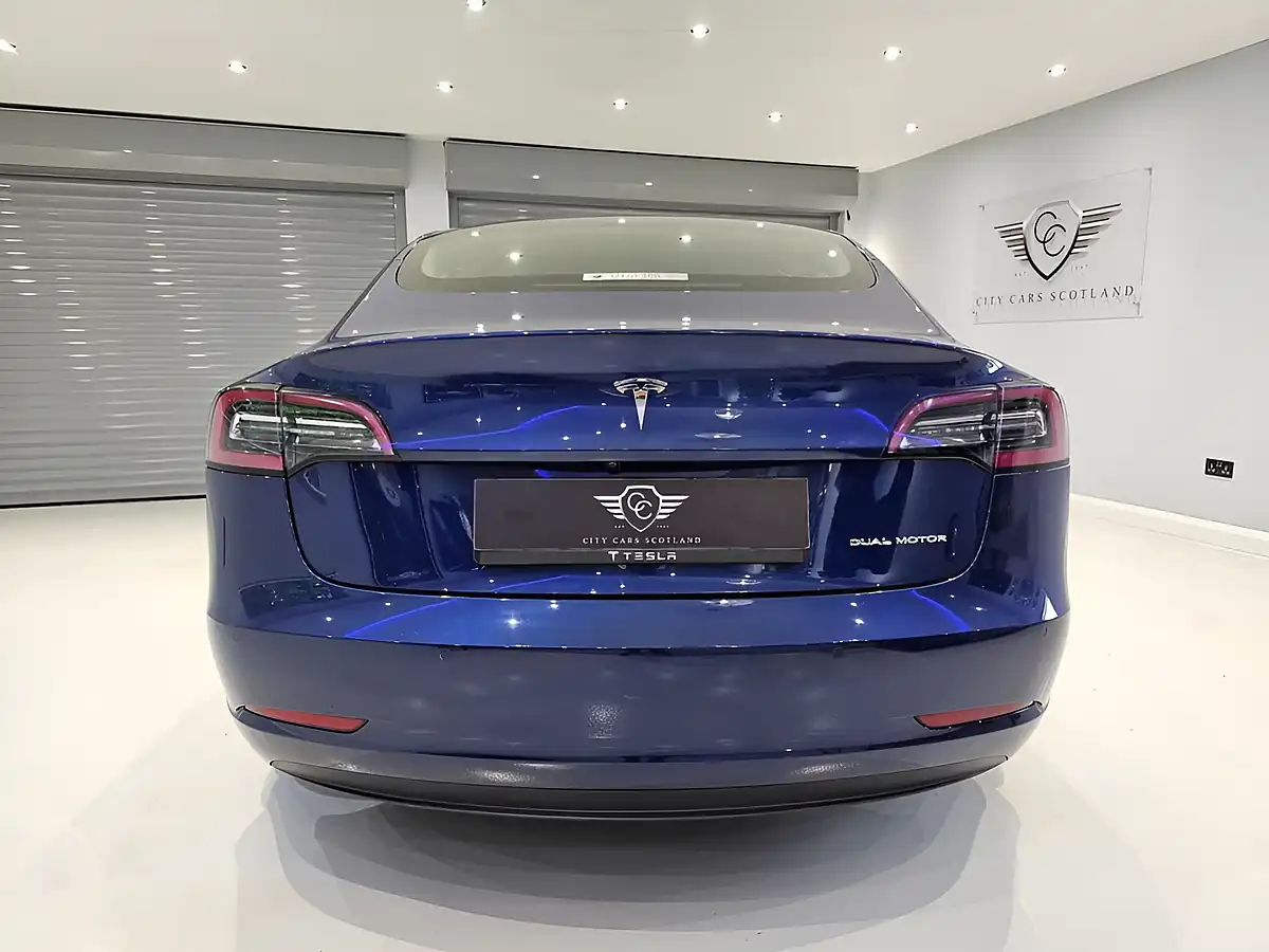 Used 2021 Tesla Model 3 Long Range Blue - Interior and Exterior details 5