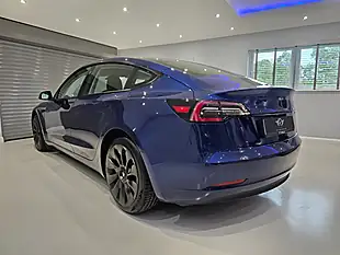 Used 2021 Tesla Model 3 Long Range Blue - Interior and Exterior details 6