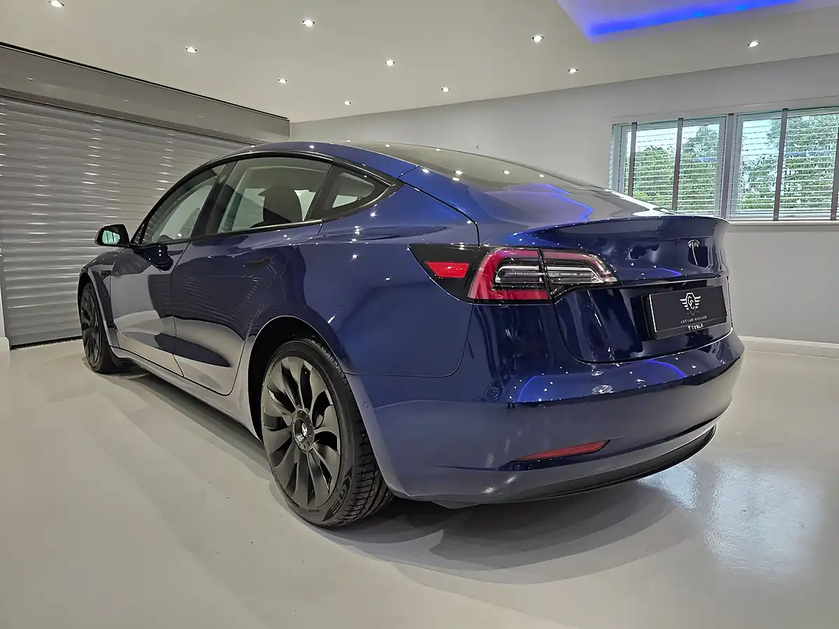 Used 2021 Tesla Model 3 Long Range Blue - Interior and Exterior details 6