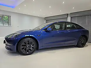 Used 2021 Tesla Model 3 Long Range Blue - Interior and Exterior details 7