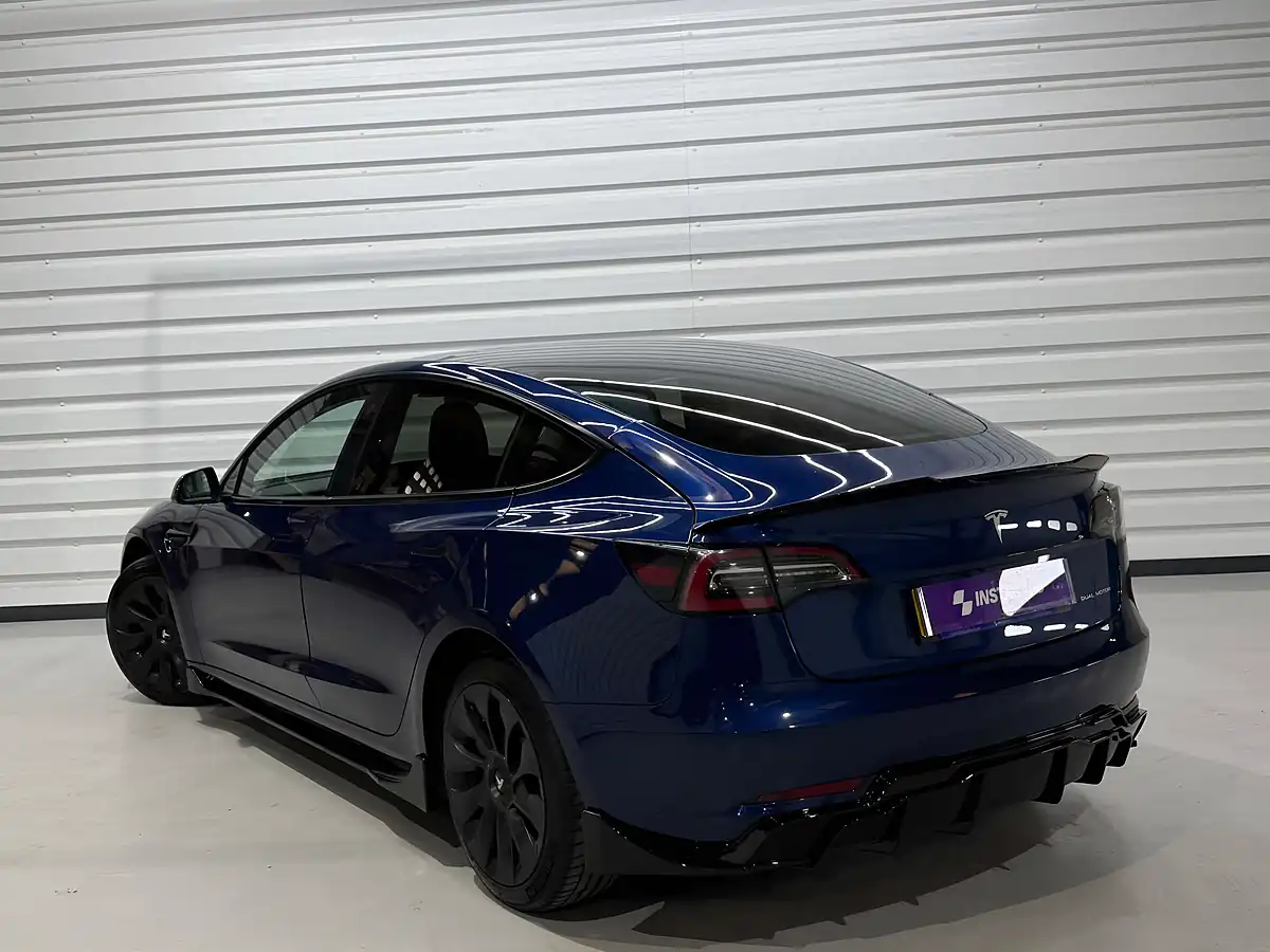 Used 2021 Tesla Model 3 Long Range Blue - Interior and Exterior details 10