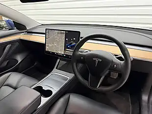 Used 2021 Tesla Model 3 Long Range Blue - Interior and Exterior details 13