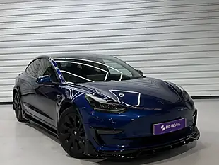 Used 2021 Tesla Model 3 Long Range Blue - Interior and Exterior details 14