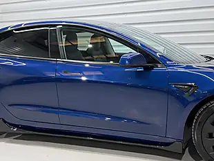 Used 2021 Tesla Model 3 Long Range Blue - Interior and Exterior details 16