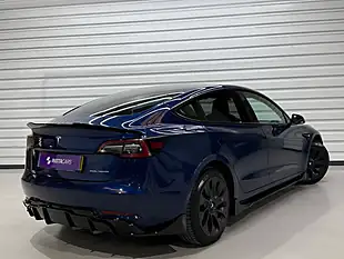 Used 2021 Tesla Model 3 Long Range Blue - Interior and Exterior details 6
