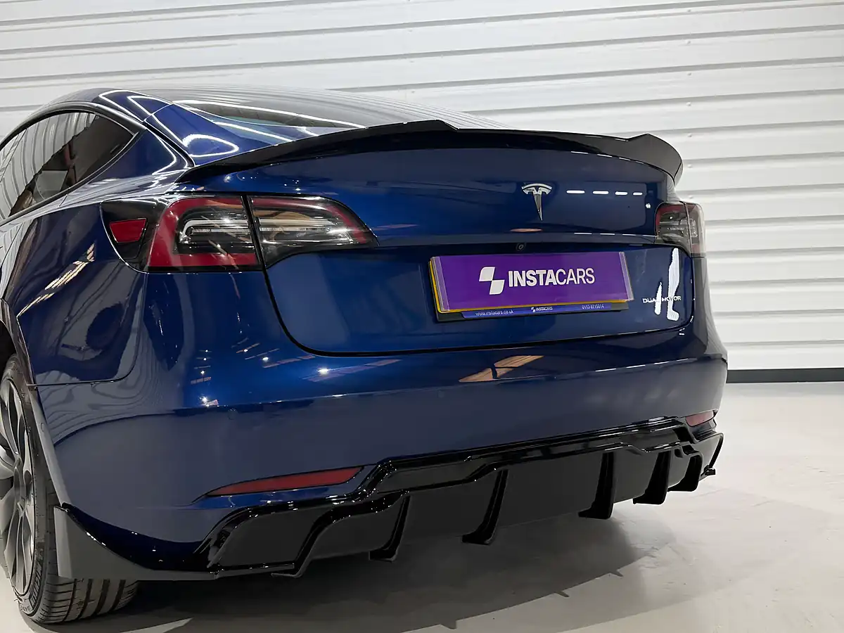 Used 2021 Tesla Model 3 Long Range Blue - Interior and Exterior details 8