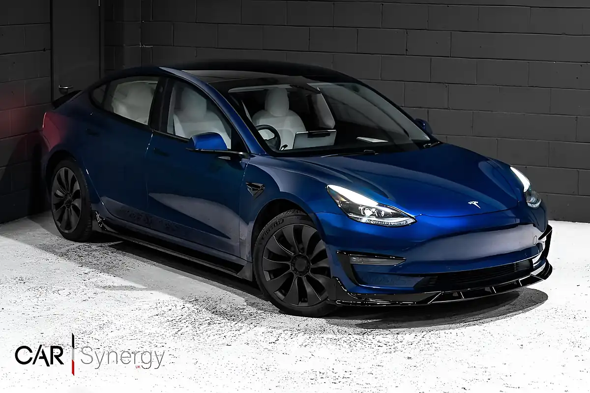 Used 2021 Tesla Model 3 Long Range Blue - Front View