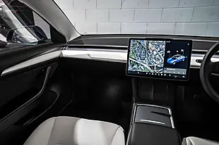Used 2021 Tesla Model 3 Long Range Blue - Interior and Exterior details 14
