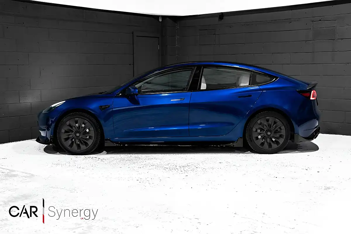 Used 2021 Tesla Model 3 Long Range Blue - Interior and Exterior details 4