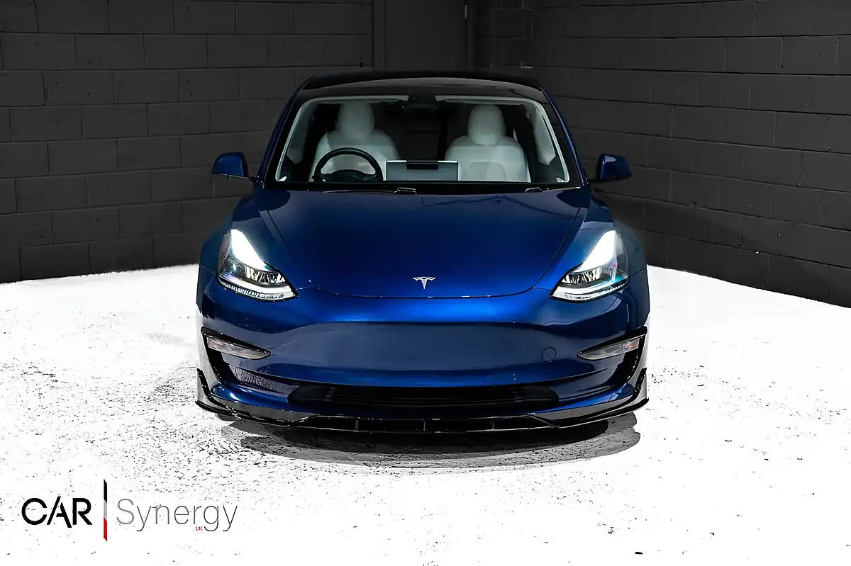 Used 2021 Tesla Model 3 Long Range Blue - Interior and Exterior details 5