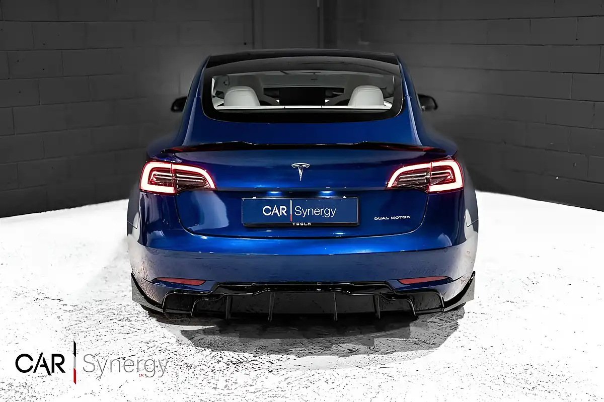 Used 2021 Tesla Model 3 Long Range Blue - Interior and Exterior details 6
