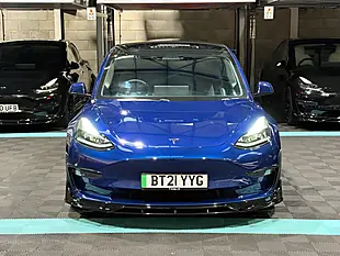 Used 2021 Tesla Model 3 Long Range Blue - Interior and Exterior details 4