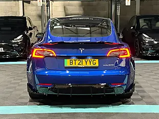 Used 2021 Tesla Model 3 Long Range Blue - Interior and Exterior details 8