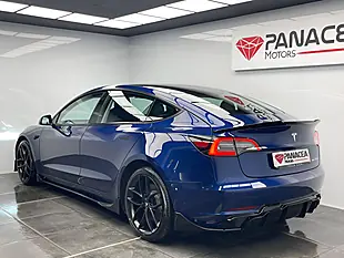 Used 2021 Tesla Model 3 Long Range Blue - Interior and Exterior details 15