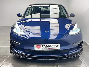 Used 2021 Tesla Model 3 Long Range Blue - Interior and Exterior details 5