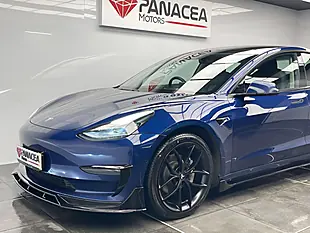 Used 2021 Tesla Model 3 Long Range Blue - Interior and Exterior details 8