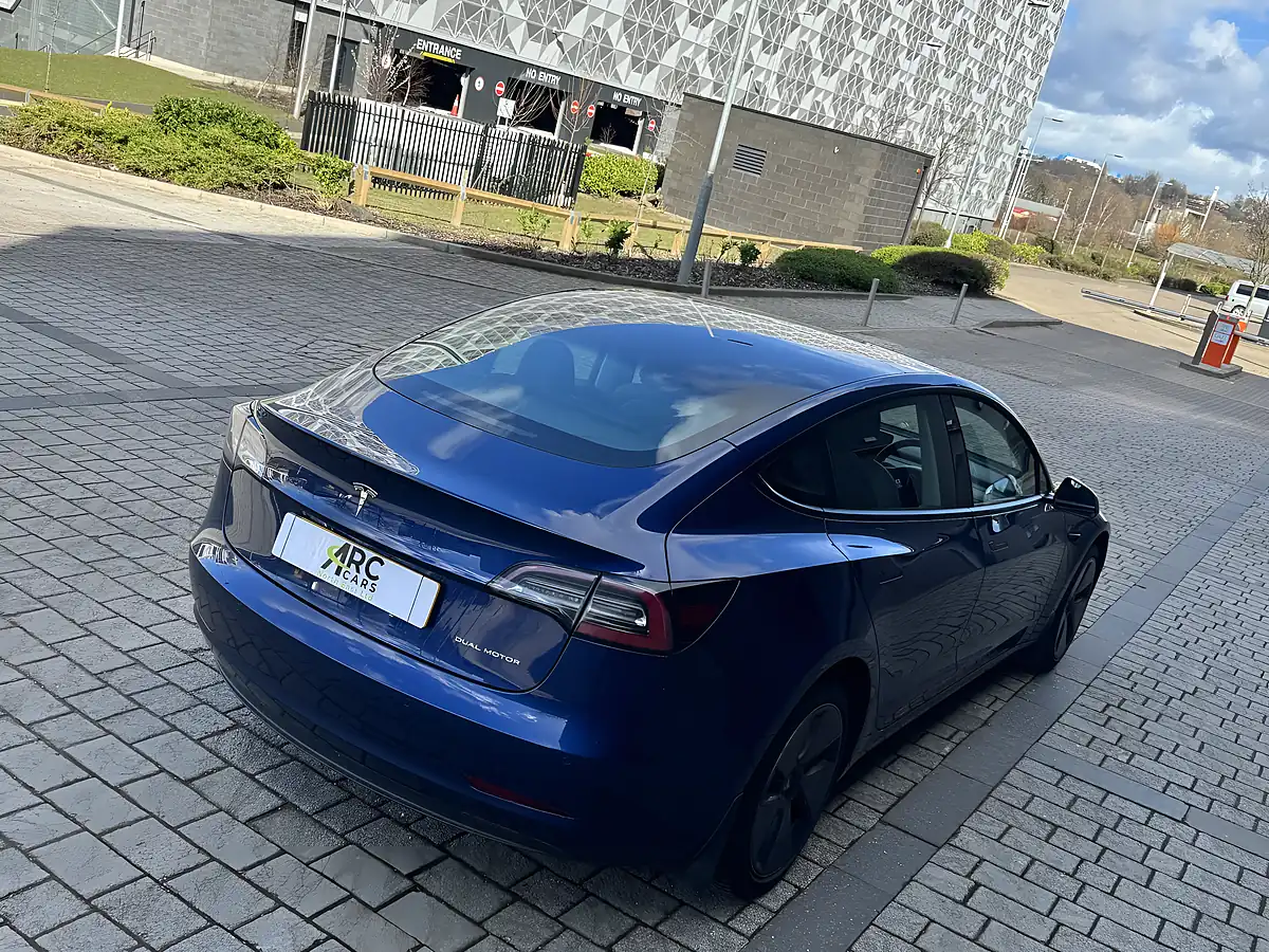 Used 2021 Tesla Model 3 Long Range Blue - Interior and Exterior details 16
