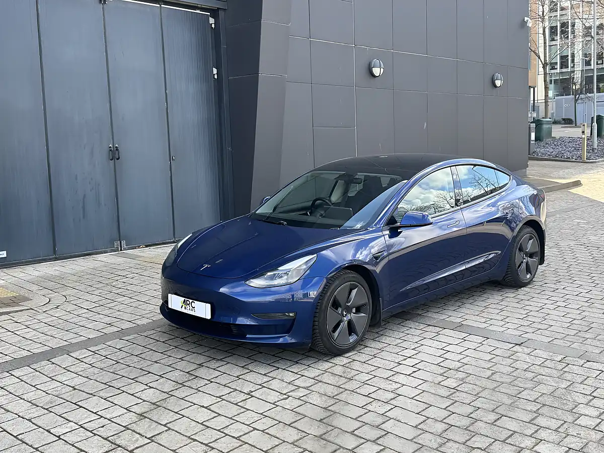 Used 2021 Tesla Model 3 Long Range Blue - Interior and Exterior details 18