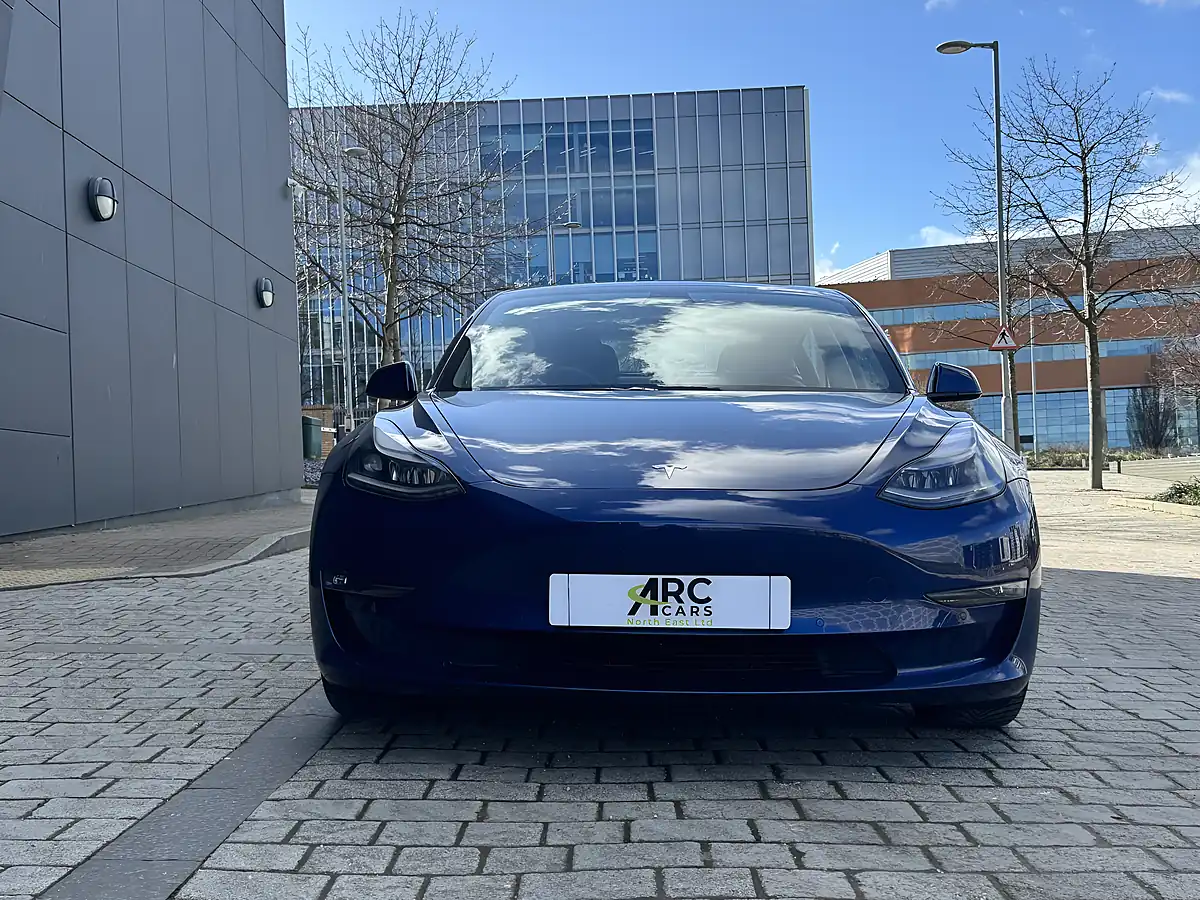 Used 2021 Tesla Model 3 Long Range Blue - Interior and Exterior details 2