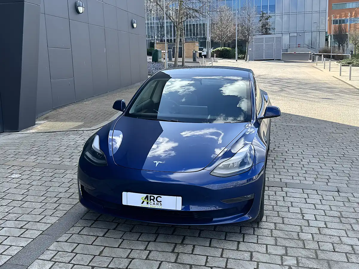 Used 2021 Tesla Model 3 Long Range Blue - Interior and Exterior details 5