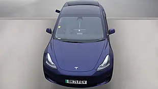 Used 2021 Tesla Model 3 Long Range Blue - Interior and Exterior details 13