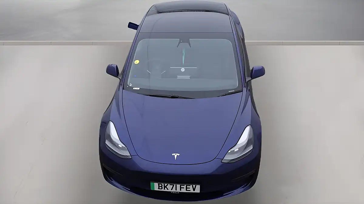 Used 2021 Tesla Model 3 Long Range Blue - Interior and Exterior details 13