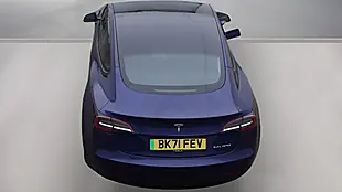 Used 2021 Tesla Model 3 Long Range Blue - Interior and Exterior details 14