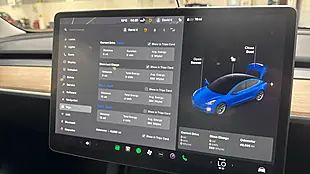 Used 2021 Tesla Model 3 Long Range Blue - Interior and Exterior details 19