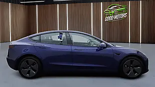 Used 2021 Tesla Model 3 Long Range Blue - Interior and Exterior details 5