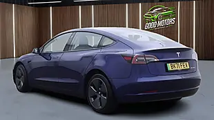 Used 2021 Tesla Model 3 Long Range Blue - Interior and Exterior details 9