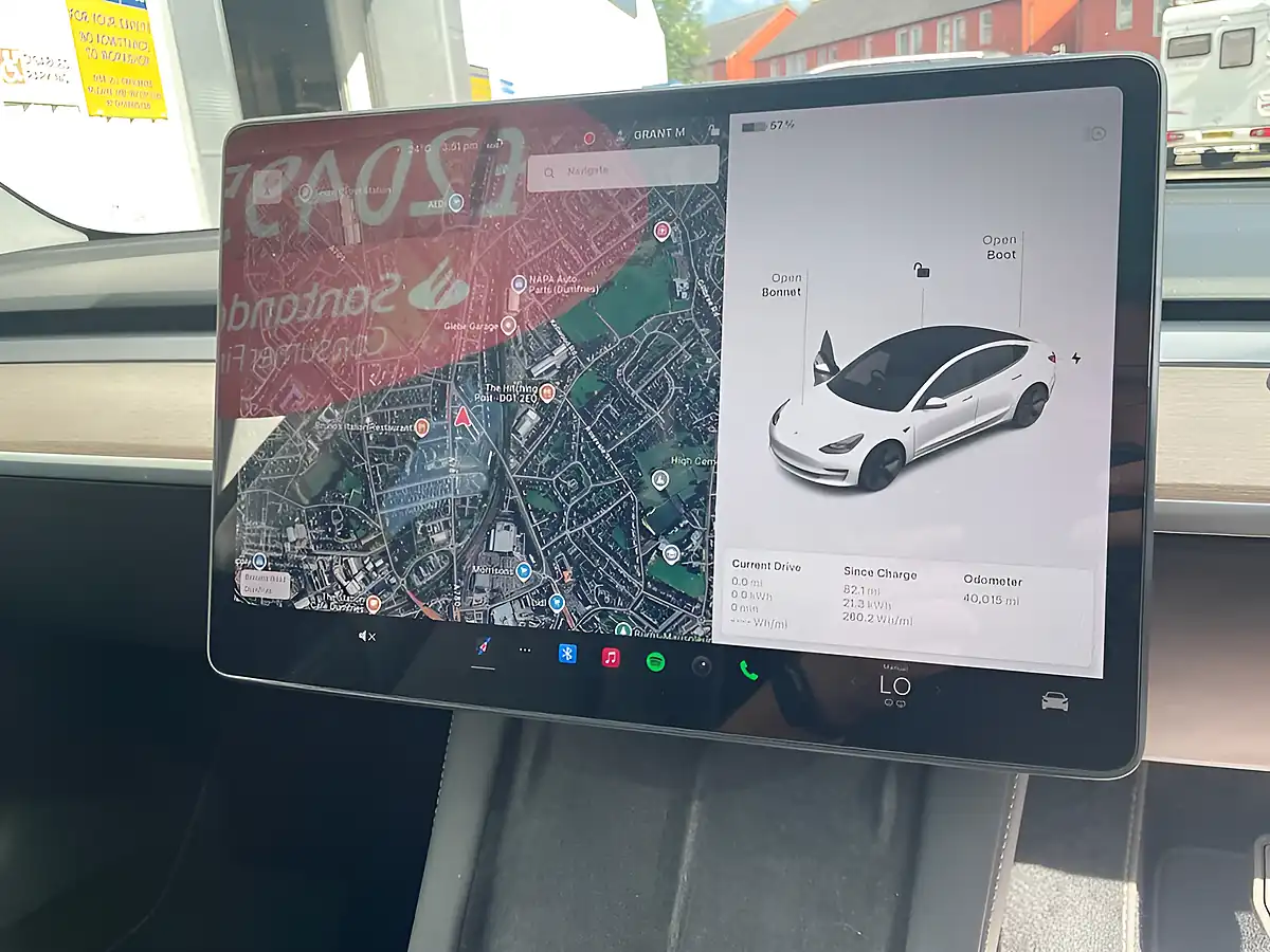 Used 2021 Tesla Model 3 Long Range Pearl White - Interior and Exterior details 12