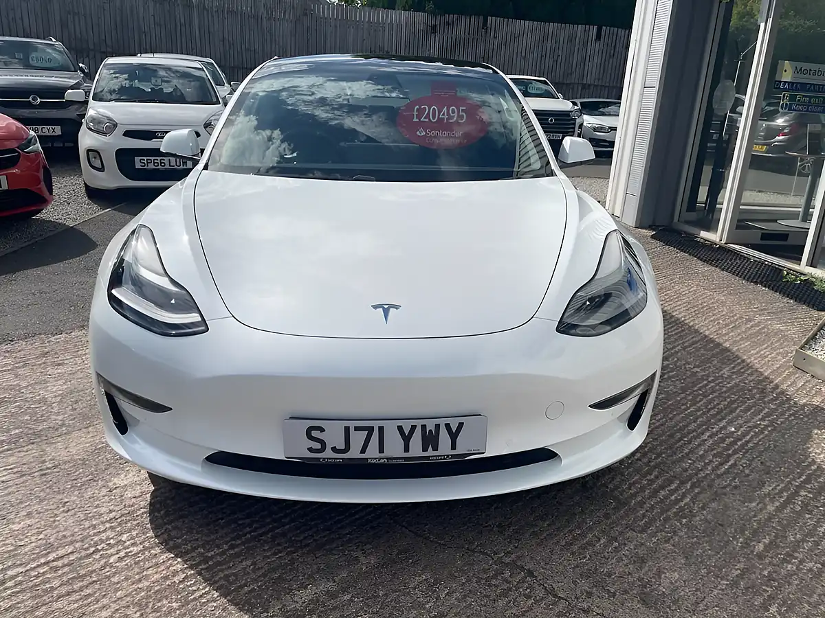 Used 2021 Tesla Model 3 Long Range Pearl White - Interior and Exterior details 2