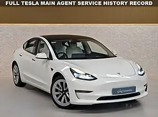 Used 2021 Tesla Model 3 Long Range Pearl White Metallic - Interior and Exterior details 3
