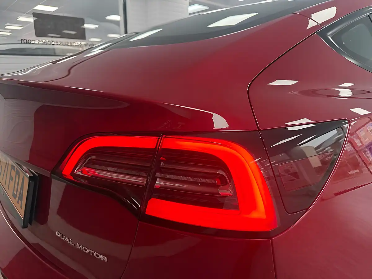 Used 2021 Tesla Model 3 Long Range Red - Interior and Exterior details 11
