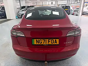 Used 2021 Tesla Model 3 Long Range Red - Interior and Exterior details 13