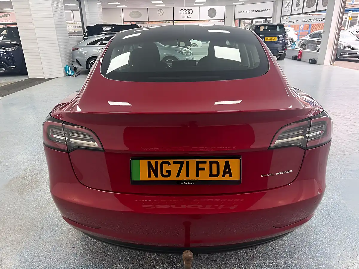 Used 2021 Tesla Model 3 Long Range Red - Interior and Exterior details 13
