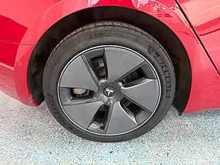 Used 2021 Tesla Model 3 Long Range Red - Interior and Exterior details 3