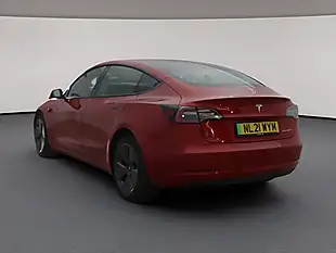 Used 2021 Tesla Model 3 Long Range Red - Interior and Exterior details 3