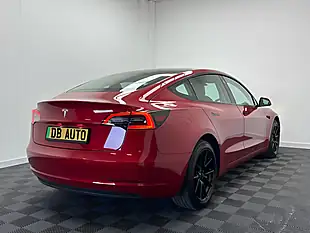 Used 2021 Tesla Model 3 Long Range Red - Interior and Exterior details 10