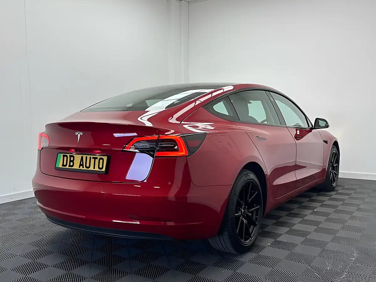 Used 2021 Tesla Model 3 Long Range Red - Interior and Exterior details 10