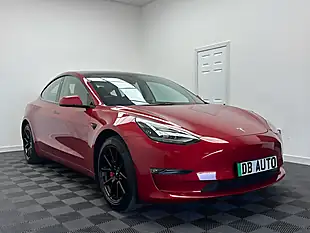 Used 2021 Tesla Model 3 Long Range Red - Interior and Exterior details 11