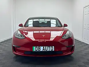 Used 2021 Tesla Model 3 Long Range Red - Interior and Exterior details 12