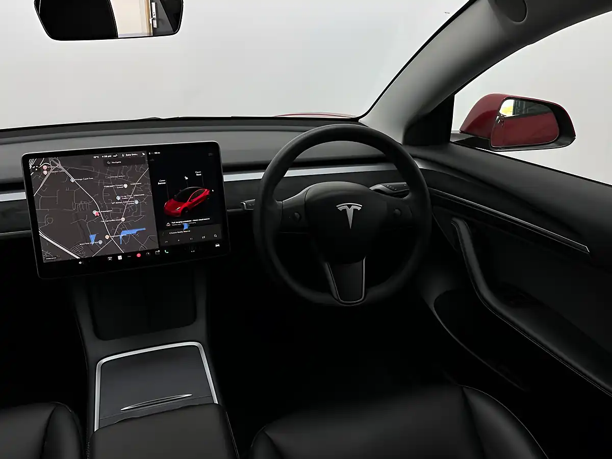 Used 2021 Tesla Model 3 Long Range Red - Interior and Exterior details 13