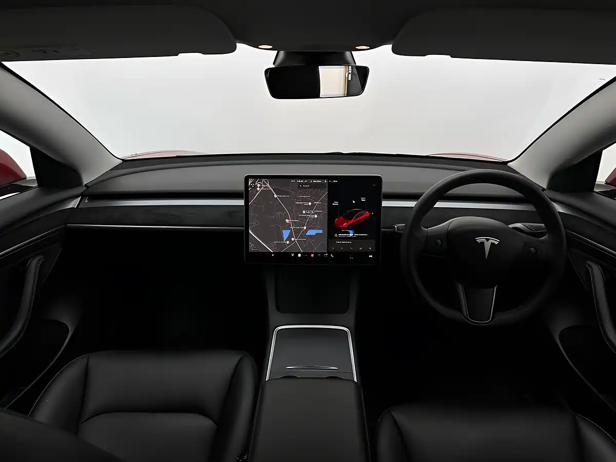 Used 2021 Tesla Model 3 Long Range Red - Interior and Exterior details 14