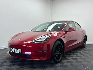 Used 2021 Tesla Model 3 Long Range Red - Interior and Exterior details 4