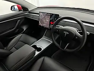 Used 2021 Tesla Model 3 Long Range Red - Interior and Exterior details 5