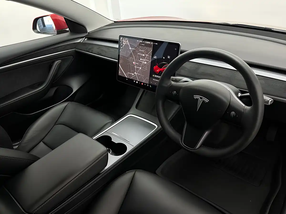 Used 2021 Tesla Model 3 Long Range Red - Interior and Exterior details 5