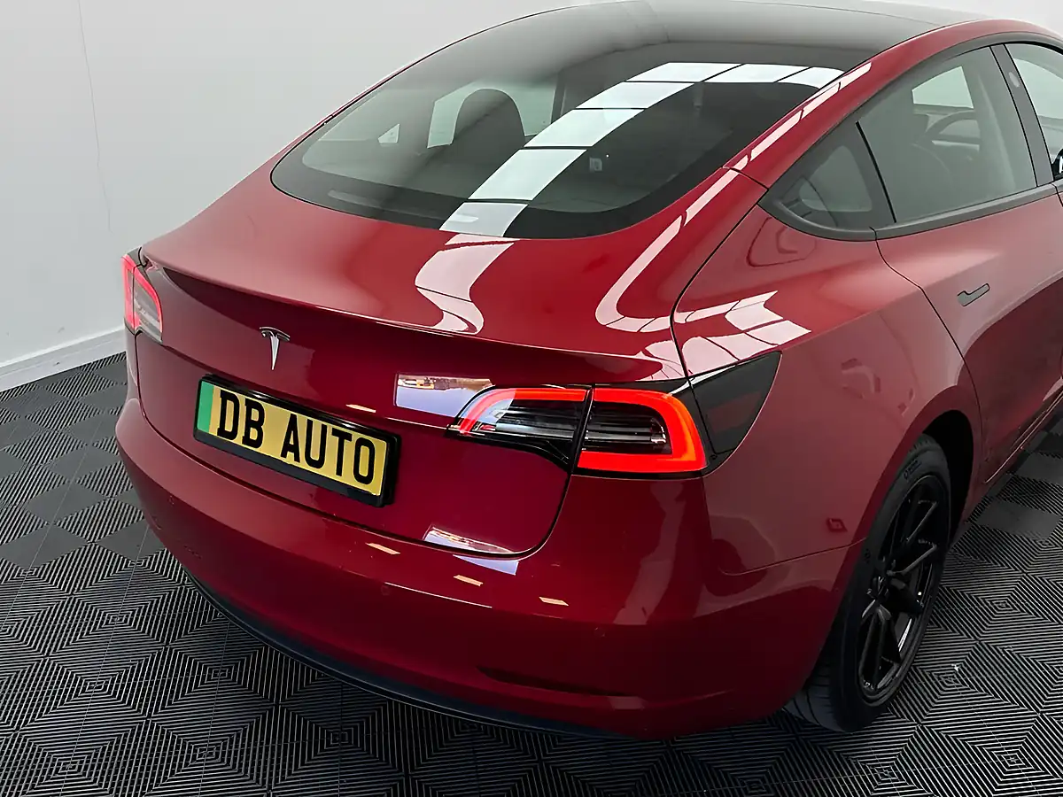 Used 2021 Tesla Model 3 Long Range Red - Interior and Exterior details 7